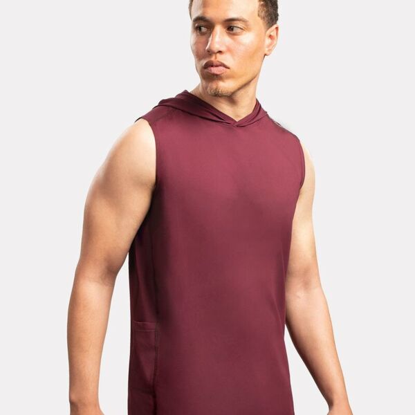 Unisex CoolCore® Sleeveless Hooded T-Shirt Thumbnail