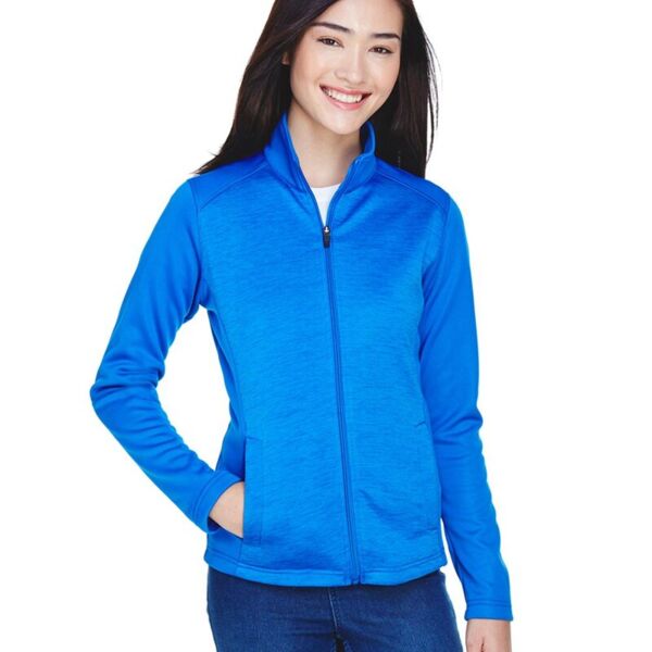 Women's Newbury Colorblock Mélange Fleece Full-Zip Jacket Thumbnail