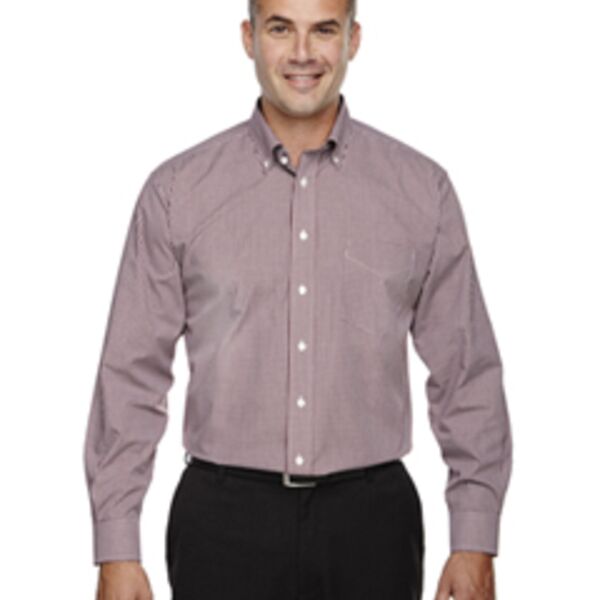 Men's Crown Collection® Gingham Check Woven Shirt Thumbnail