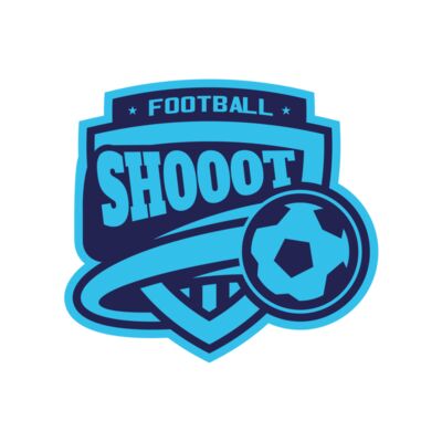 Shoot Football logo template Thumbnail