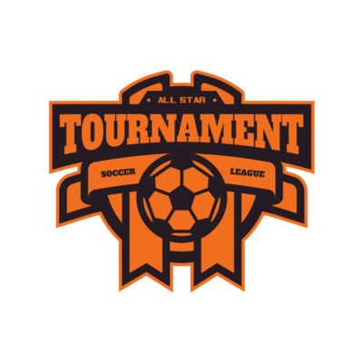 Tournament Soccer league logo template Thumbnail