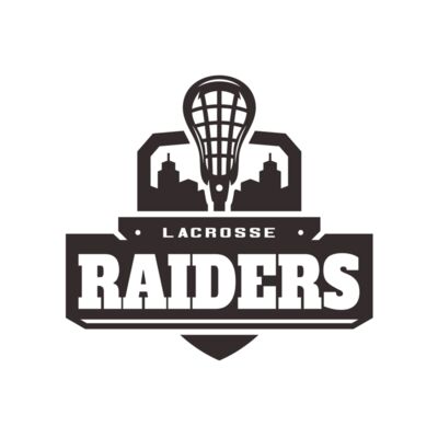 Raiders Lacrosse Logo Template Thumbnail
