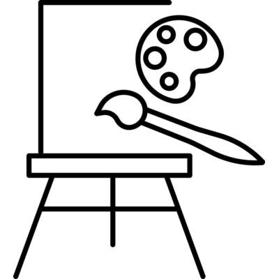 Art Tools and Studio Easel Thumbnail