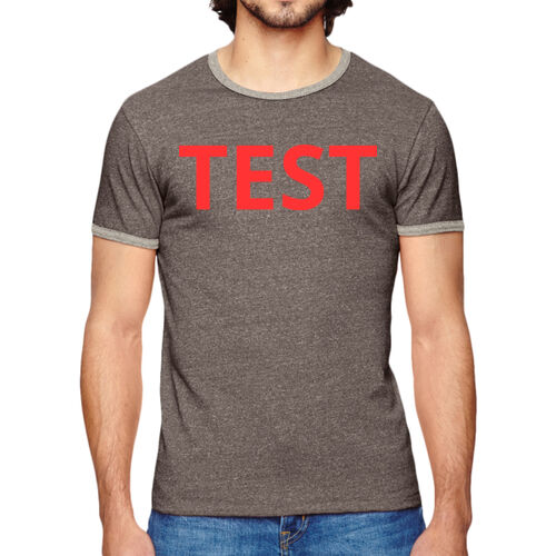 Test Custom Fields - Men's Eco-Mock Twist Ringer Crew T-Shirt Thumbnail