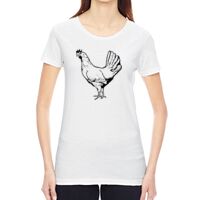 Ladies' Vintage Garment-Dyed Distressed T-Shirt Thumbnail