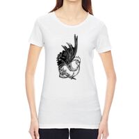 Ladies' Vintage Garment-Dyed Distressed T-Shirt Thumbnail