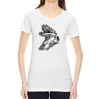 Ladies' Vintage Garment-Dyed Distressed T-Shirt Thumbnail