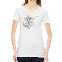 Ladies' Vintage Garment-Dyed Distressed T-Shirt Thumbnail