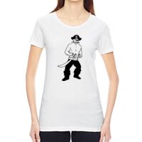 Ladies' Vintage Garment-Dyed Distressed T-Shirt Thumbnail