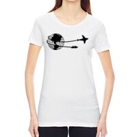 Ladies' Vintage Garment-Dyed Distressed T-Shirt Thumbnail