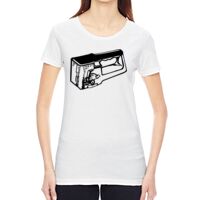 Ladies' Vintage Garment-Dyed Distressed T-Shirt Thumbnail