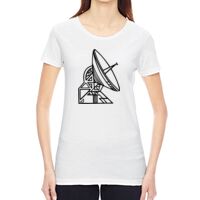 Ladies' Vintage Garment-Dyed Distressed T-Shirt Thumbnail