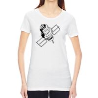 Ladies' Vintage Garment-Dyed Distressed T-Shirt Thumbnail