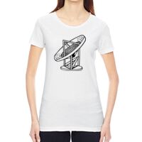 Ladies' Vintage Garment-Dyed Distressed T-Shirt Thumbnail