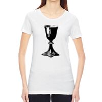 Ladies' Vintage Garment-Dyed Distressed T-Shirt Thumbnail