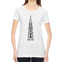 Ladies' Vintage Garment-Dyed Distressed T-Shirt Thumbnail