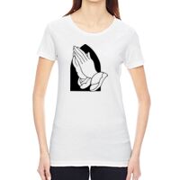 Ladies' Vintage Garment-Dyed Distressed T-Shirt Thumbnail
