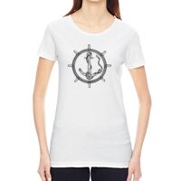 Ladies' Vintage Garment-Dyed Distressed T-Shirt Thumbnail