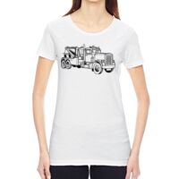 Ladies' Vintage Garment-Dyed Distressed T-Shirt Thumbnail