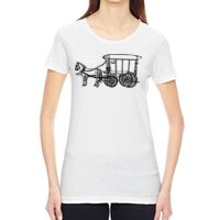 Ladies' Vintage Garment-Dyed Distressed T-Shirt Thumbnail