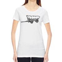 Ladies' Vintage Garment-Dyed Distressed T-Shirt Thumbnail
