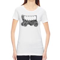 Ladies' Vintage Garment-Dyed Distressed T-Shirt Thumbnail