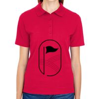 Ladies' 6.5 oz. X-Temp® Piqué Short-Sleeve Polo with Fresh IQ Thumbnail
