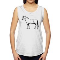 Ladies' Muscle Cotton Modal T-Shirt Thumbnail