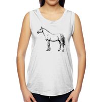 Ladies' Muscle Cotton Modal T-Shirt Thumbnail