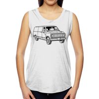 Ladies' Muscle Cotton Modal T-Shirt Thumbnail