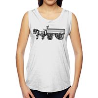Ladies' Muscle Cotton Modal T-Shirt Thumbnail