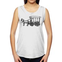 Ladies' Muscle Cotton Modal T-Shirt Thumbnail