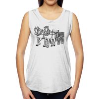 Ladies' Muscle Cotton Modal T-Shirt Thumbnail