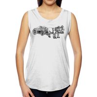 Ladies' Muscle Cotton Modal T-Shirt Thumbnail