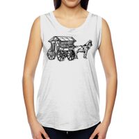 Ladies' Muscle Cotton Modal T-Shirt Thumbnail