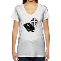 Ladies' Everyday Cotton Modal V-Neck Thumbnail