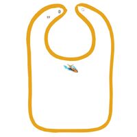 Infant Contrast Trim Terry Bib Thumbnail