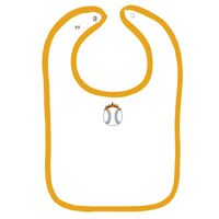 Infant Contrast Trim Terry Bib Thumbnail