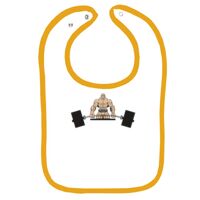 Infant Contrast Trim Terry Bib Thumbnail