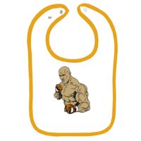 Infant Contrast Trim Terry Bib Thumbnail