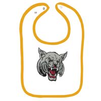 Infant Contrast Trim Terry Bib Thumbnail