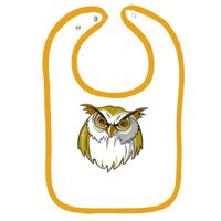 Infant Contrast Trim Terry Bib Thumbnail