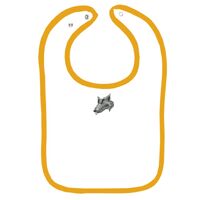 Infant Contrast Trim Terry Bib Thumbnail