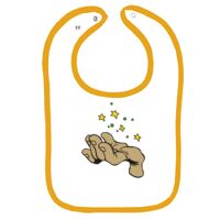 Infant Contrast Trim Terry Bib Thumbnail