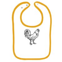 Infant Contrast Trim Terry Bib Thumbnail