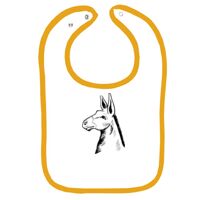 Infant Contrast Trim Terry Bib Thumbnail