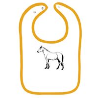 Infant Contrast Trim Terry Bib Thumbnail