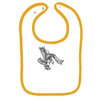 Infant Contrast Trim Terry Bib Thumbnail