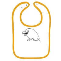 Infant Contrast Trim Terry Bib Thumbnail