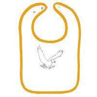 Infant Contrast Trim Terry Bib Thumbnail